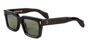 Ottica Mondello Roma - Cutler and Gross - CGSN-9386-50-02 - 9386 - DARK HAVANA - Acetate - shape Squared - Havana - EYEWEAR - SUNGLASSES - Unisex,Uomo,Donna,Women,Men - lens Green - Made In Italy