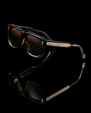 Ottica Mondello Roma - T HENRI - VLAE - VALOUR - PETRA - Acetate - shape Squared - Tortoise - EYEWEAR - SUNGLASSES - Unisex,Uomo,Donna,Women,Men - lens Gradient brown - Made In Japan