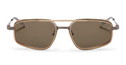 Ottica Mondello Roma - Akoni - AKS-534C-55 - ATLANTIS - ANTIQUE GOLD - Titanium - shape Navigator - Gold - EYEWEAR - SUNGLASSES - Unisex,Uomo,Donna,Women,Men - lens Brown - Made In Japan