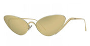 Ottica Mondello Roma - Loewe - LW40179U5930G - LW40179U - GOLD / GREEN LENS - Metal - shape Cat-eye - Gold - EYEWEAR - SUNGLASSES - Donna,Women - lens Green - Made In Italy