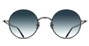 Ottica Mondello Roma - Matsuda - M3087.SG.RTM.46 - M3087 - RUTHENIUM / GRADIENT BLUE - Titanium - shape Round - Ruthenium - EYEWEAR - SUNGLASSES - Unisex,Uomo,Donna,Women,Men - lens Gradient blue - Made In Japan
