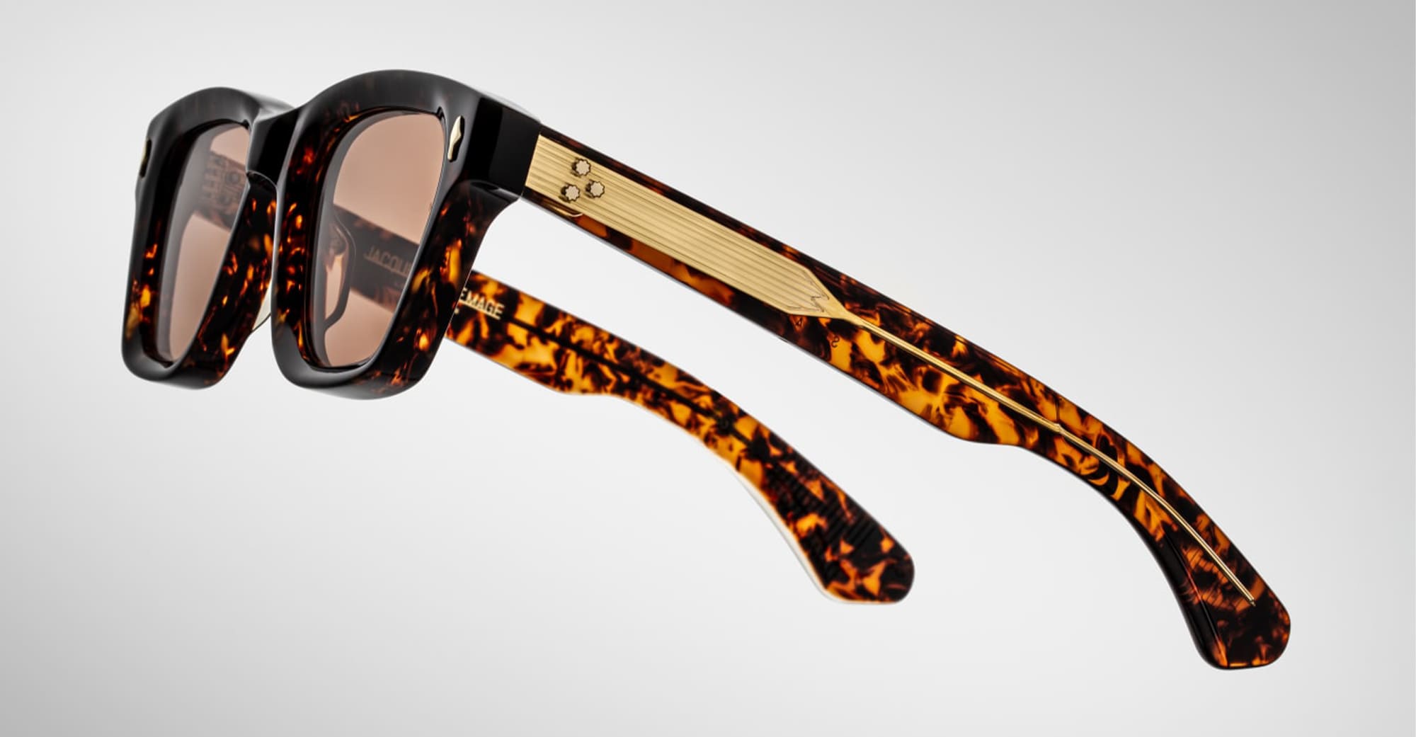 Ottica Mondello Roma - Jacques Marie Mage - JMMGU-6D - SONATA - AGAR - Acetate - shape Squared - Tortoise - EYEWEAR - SUNGLASSES - Unisex,Uomo,Donna,Women,Men - lens Brown - Made In Japan