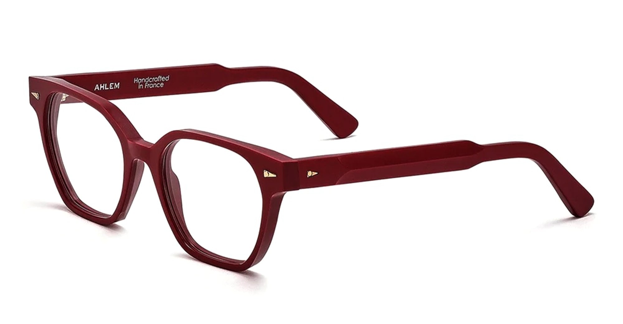 Ottica Mondello Roma - Ahlem - AHL.001263.OPT - Sevres - Redblock RX - Acetate - shape Squared - red - EYEWEAR - EYEGLASSES - Unisex,Uomo,Donna,Women,Men - lens Clear - Made In France