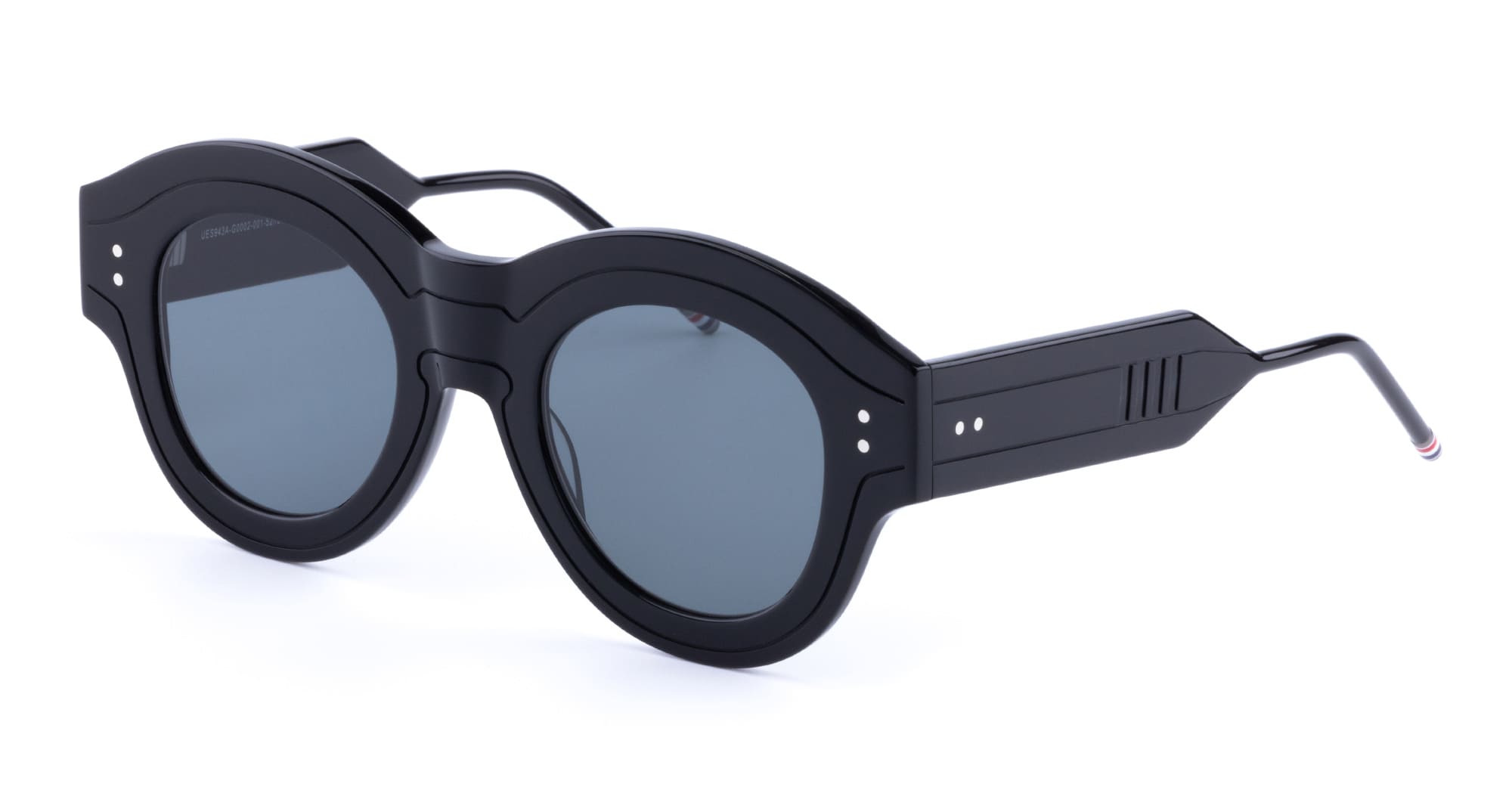 Ottica Mondello Roma - Thom Browne - UES943A-G0002-001-49 - ROUND / BLACK - Acetate - shape  - Black - EYEWEAR - SUNGLASSES - Uomo,Men - lens  - Made In Japan