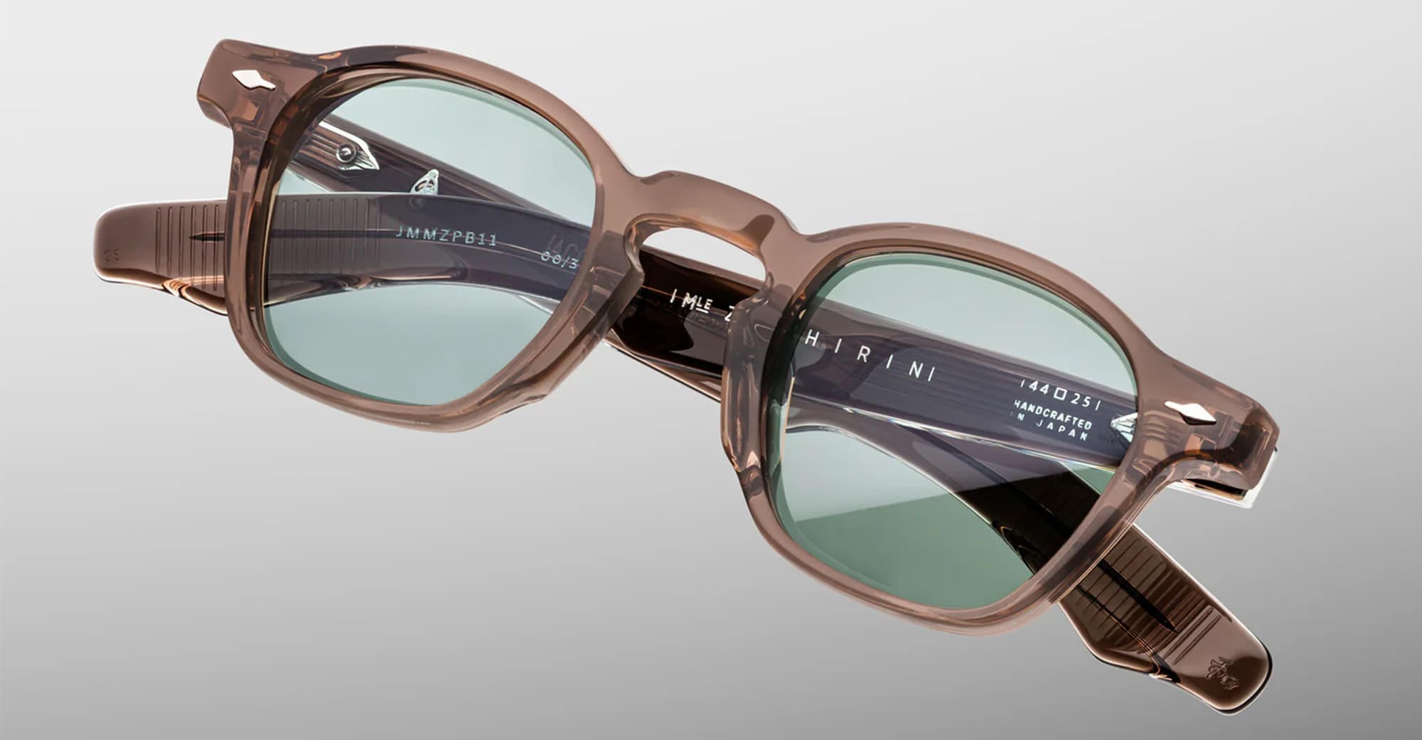 Ottica Mondello Roma - Jacques Marie Mage - JMMZPX-B11 - ZEPHIRIN 47 - DUSTY JADE - Acetate - shape Squared -  - EYEWEAR - SUNGLASSES - Unisex,Uomo,Donna,Women,Men - lens  - Made In Japan
