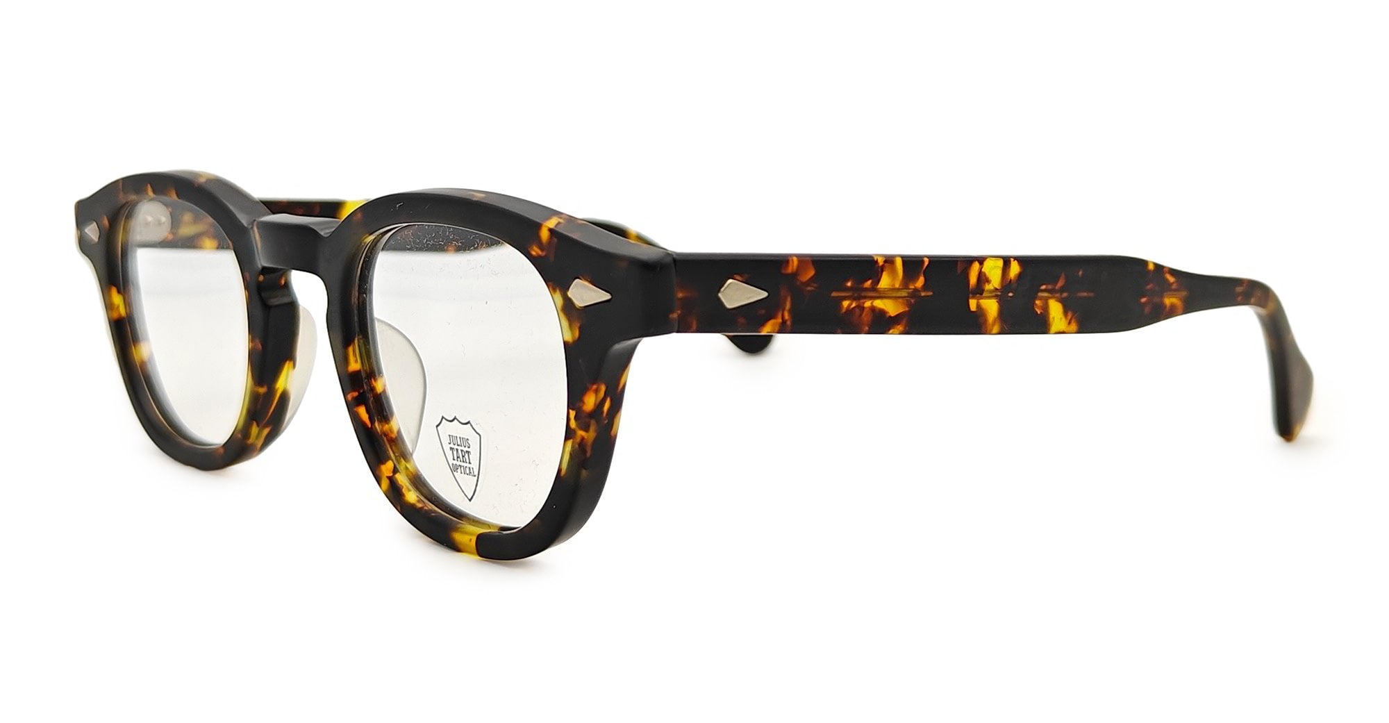 Ottica Mondello Roma - Julius Tart - 07-JTPL-101V-99 - AR 46X24 - TOKYO TORTOISE / GARA MATTE FINISH RX - Acetate - shape Panto - Tortoise - EYEWEAR - EYEGLASSES - Unisex,Uomo,Donna,Women,Men - lens Clear - Made In Japan