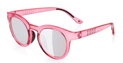Ottica Mondello Roma - Alba Optics - 8050054517254 - ANVMA V.02 - CHERRY GLOSSY / VZUM ALU - Tr90 - shape Panto - pink - EYEWEAR - SUNGLASSES - Unisex,Uomo,Donna,Women,Men - lens Grey - Made In Italy