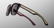 Ottica Mondello Roma - Jacques Marie Mage - JMMWY-6P - WESLEY - BLOODSTONE - Acetate - shape Squared - Black - EYEWEAR - SUNGLASSES - Unisex,Uomo,Donna,Women,Men - lens Grey - Made In Japan
