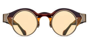 Ottica Mondello Roma - Matsuda - 10605H.SG.AG2.43 - 10605H - ANTIQUE GOLD / CAFE ORANGE - Acetate, titanium - shape Round - Gold - EYEWEAR - SUNGLASSES - Unisex,Uomo,Donna,Women,Men - lens orange - Made In Japan