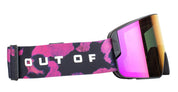 Ottica Mondello Roma - Out Of - XG159415M - ZENITH - FURRY / VIOLET MCI LENS MEDIUM - nylon - shape Mask - black, pink - EYEWEAR - GOGGLES - Unisex,Uomo,Donna,Women,Men - lens Pink - Made In Italy