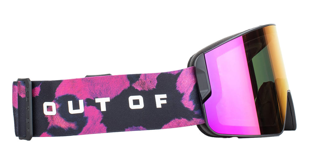 Ottica Mondello Roma - Out Of - XG159415M - ZENITH - FURRY / VIOLET MCI LENS MEDIUM - nylon - shape Mask - black, pink - EYEWEAR - GOGGLES - Unisex,Uomo,Donna,Women,Men - lens Pink - Made In Italy