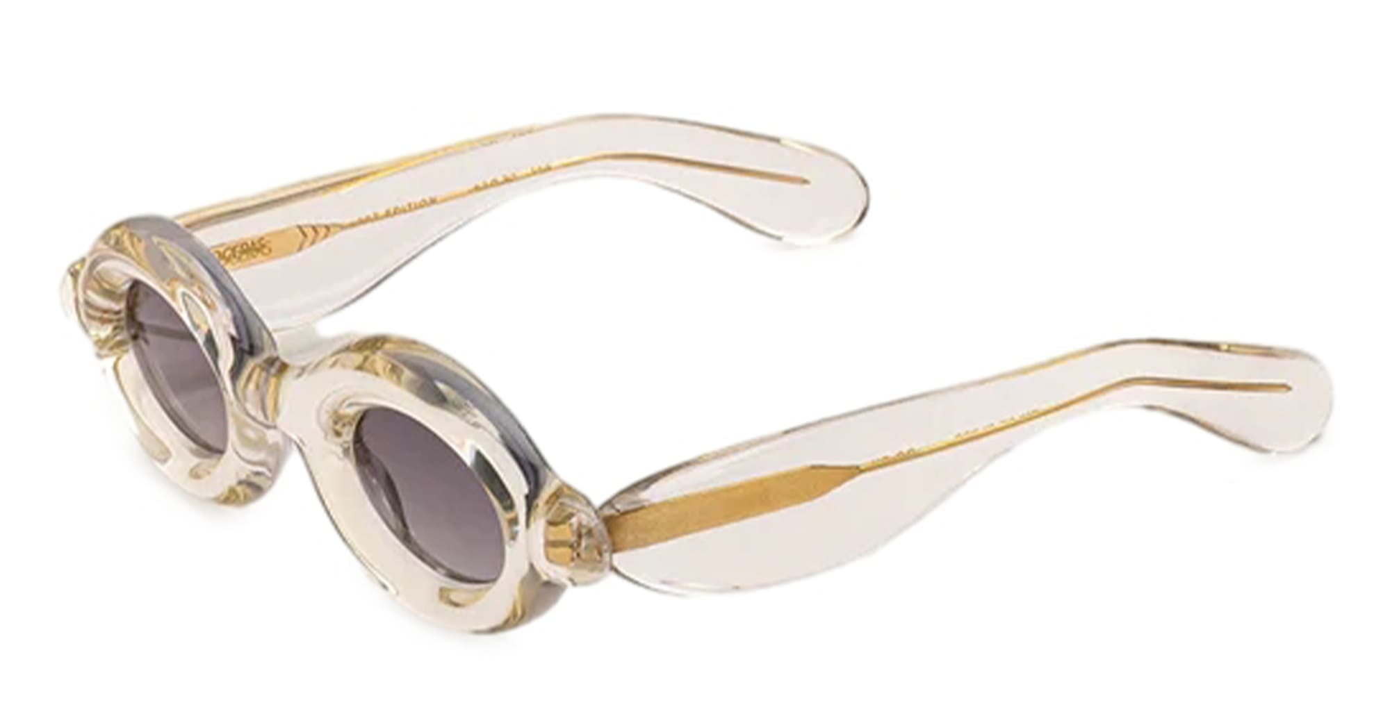 Ottica Mondello Roma - Paloceras - pebble-dulce-gloss-rx - PEBBLE - DULCE GLOSS RX - Acetate - shape Oval - transparent - EYEWEAR - SUNGLASSES - Unisex,Uomo,Donna,Women,Men - lens Grey - Made In China