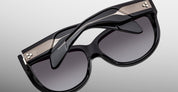 Ottica Mondello Roma - Jacques Marie Mage - JMMJV-58 - RAVELLO - RAVEN - Acetate - shape Round - Black - EYEWEAR - SUNGLASSES - Unisex,Uomo,Donna,Women,Men - lens Gradient black - Made In Italy