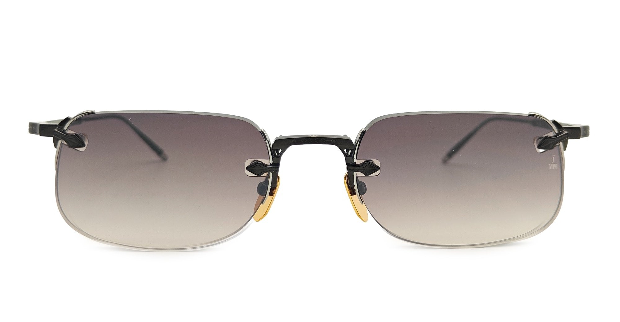 Ottica Mondello Roma - Jacques Marie Mage - JMMFD-88 - FONDA - BLACK - Titanium - shape Rectangular - Black - EYEWEAR - SUNGLASSES - Unisex,Uomo,Donna,Women,Men - lens Gradient grey - Made In Japan