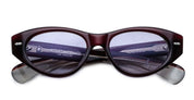 Ottica Mondello Roma - Jacques Marie Mage - JMMKR-14N - KRASNER - CHERRY - Acetate - shape Cat-eye - red - EYEWEAR - SUNGLASSES - Donna,Women - lens lavender - Made In Japan