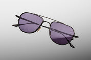 Ottica Mondello Roma - Jacques Marie Mage - JMMCEN-19J - CENDRAS - CORBEAU - Titanium - shape Pilot - Black - EYEWEAR - SUNGLASSES - Unisex,Uomo,Donna,Women,Men - lens Grey - Made In Japan