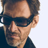 Ottica Mondello Roma - T HENRI - RAS - ROSSI - SHADOW II - Acetate - shape Rectangular - Black - EYEWEAR - SUNGLASSES - Unisex,Uomo,Donna,Women,Men - lens Gradient brown - Made In Japan