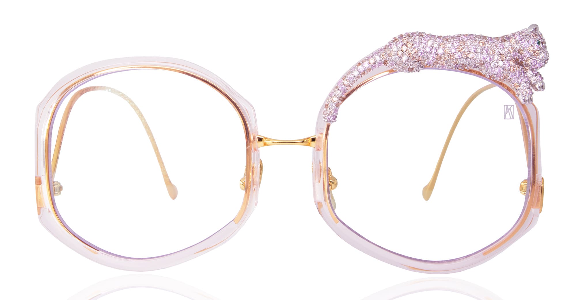 Ottica Mondello Roma - Anna-Karin Karlsson - 0201-2004 - ROSE ET LE REVE - Hot Pink RX - acetate, stainless steel - shape Octagonal - pink, gold - EYEWEAR - EYEGLASSES - Donna,Women - lens Clear - Made In Japan