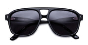 Ottica Mondello Roma - Jacques Marie Mage - JMMON-58 - LEONARD - RAVEN - Acetate - shape Aviator - Black - EYEWEAR - SUNGLASSES - Unisex,Uomo,Donna,Women,Men - lens Gradient grey - Made In Japan