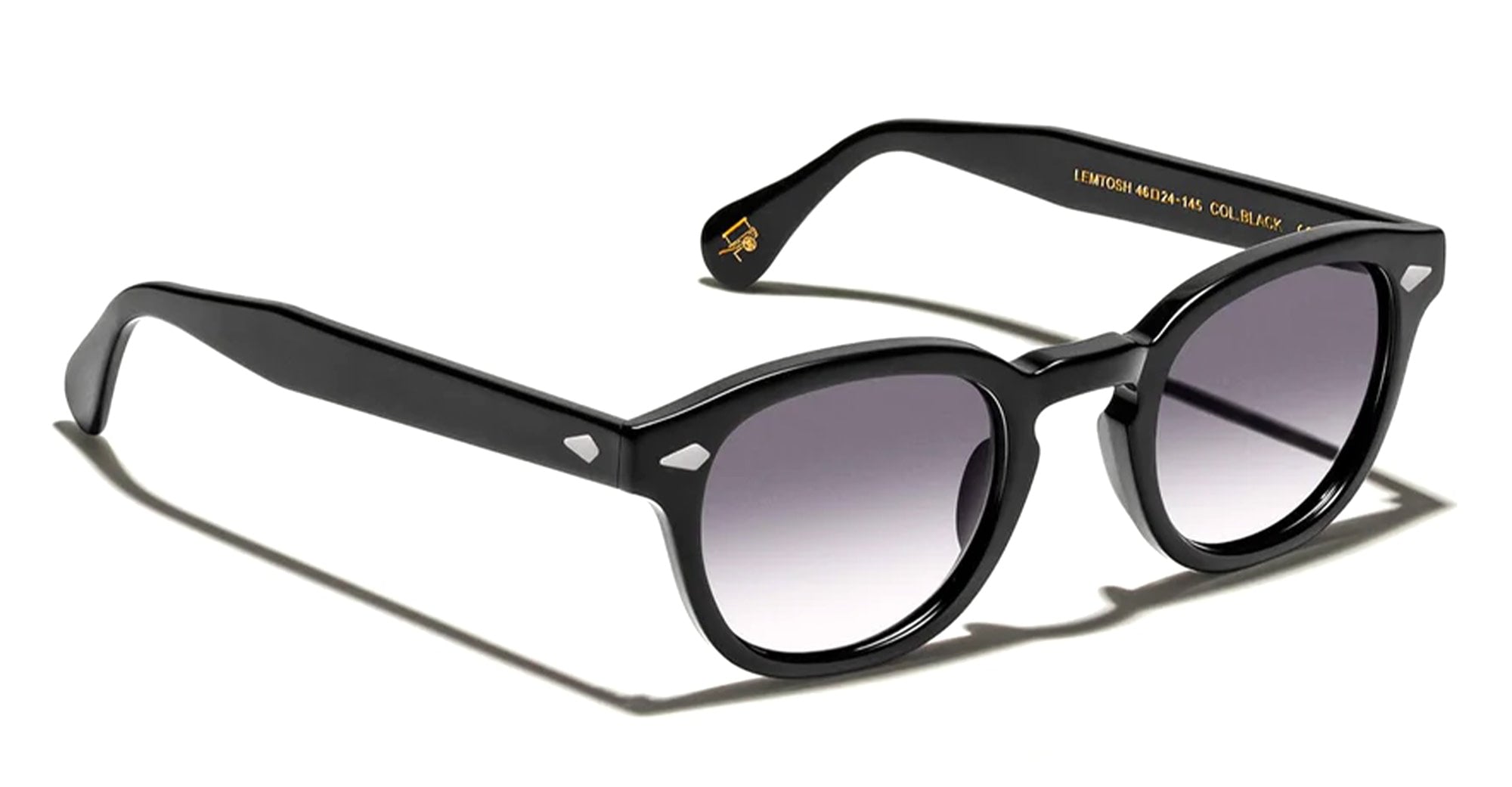  AMERICAN GREY FADE LENS - Acetate - shape Classic - Black - EYEWEAR - SUNGLASSES - Unisex,Uomo,Donna,Women,Men - lens Gradient grey - Made In China