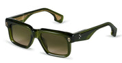 Ottica Mondello Roma - T HENRI - BEAT - BEL AIR - TREFOIL - Acetate - shape Rectangular - green - EYEWEAR - SUNGLASSES - Unisex,Uomo,Donna,Women,Men - lens Gradient green - Made In Japan