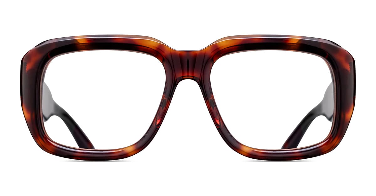 Ottica Mondello Roma - Matsuda - M1036.RX.DTO.54 - M1036 - DARK TORTOISE RX - Acetate - shape Squared - Tortoise - EYEWEAR - EYEGLASSES - Donna,Women - lens Clear - Made In Japan