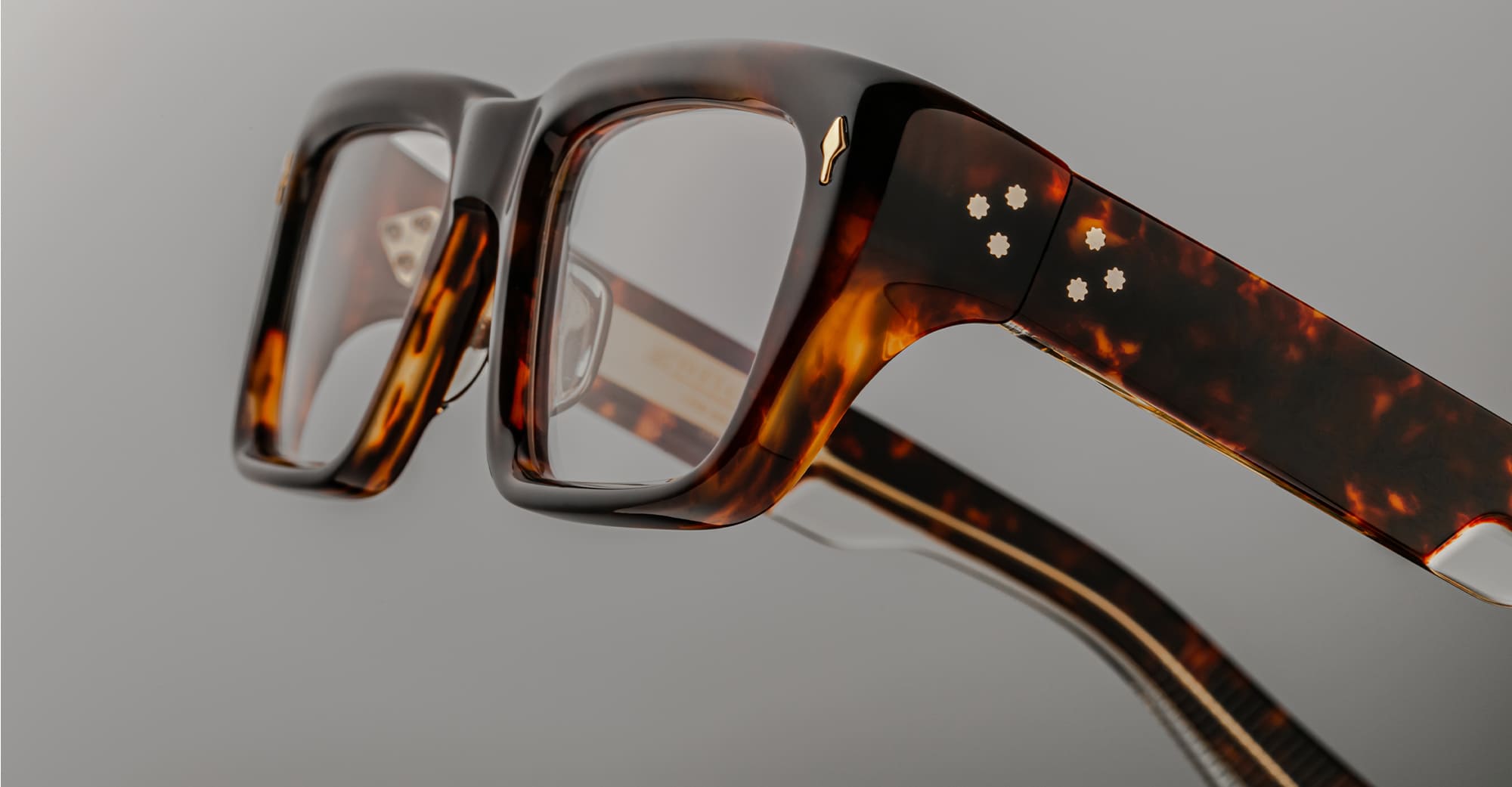 Ottica Mondello Roma - Jacques Marie Mage - JMMWKRX-6B - WALKER - HAVANA 6 RX - Acetate - shape Rectangular - Havana - EYEWEAR - SUNGLASSES - Uomo,Men - lens Clear - Made In Japan