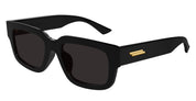 Ottica Mondello Roma - Bottega Veneta - BV1359SA-001 - BV1359SA-001 - BLACK / ASIAN FIT - Acetate - shape Squared - Black - EYEWEAR - SUNGLASSES - Unisex,Uomo,Donna,Women,Men - lens Grey - Made In Japan