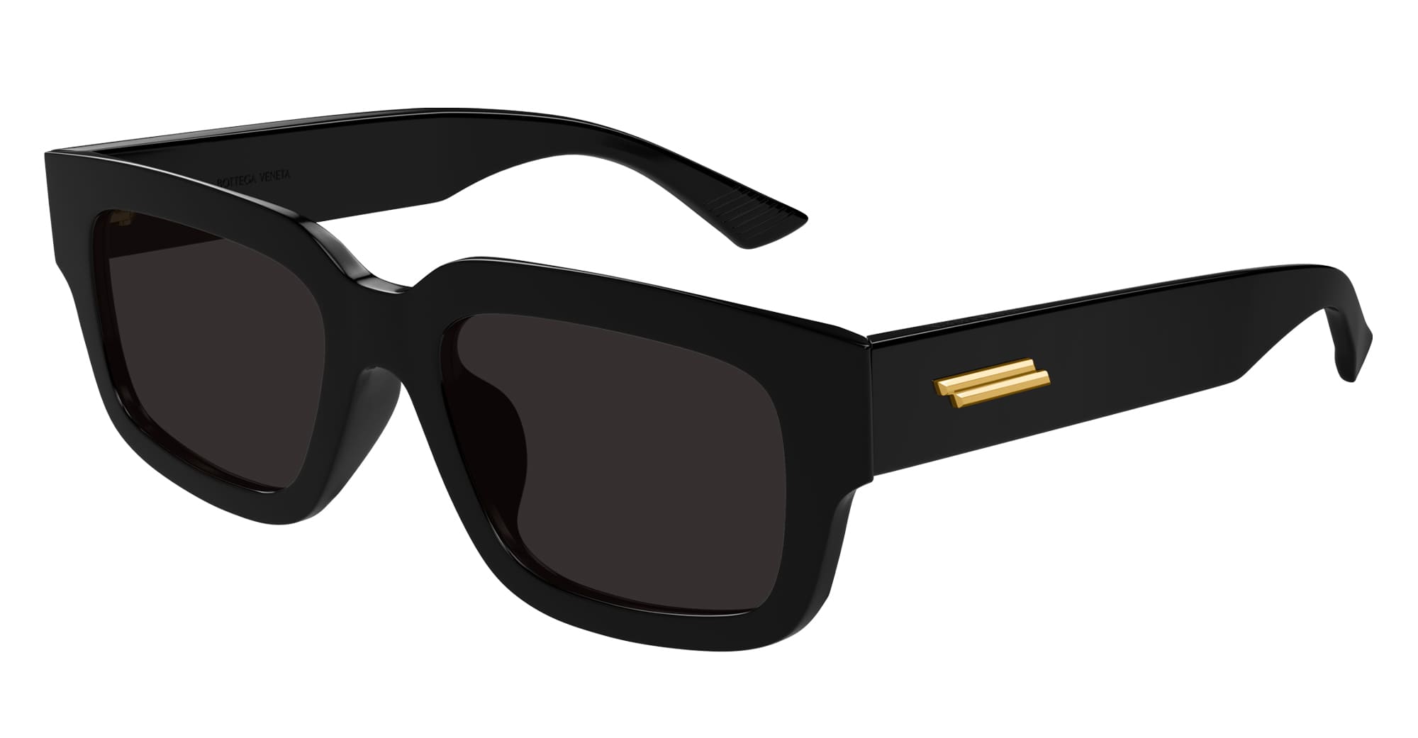 Ottica Mondello Roma - Bottega Veneta - BV1359SA-001 - BV1359SA-001 - BLACK / ASIAN FIT - Acetate - shape Squared - Black - EYEWEAR - SUNGLASSES - Unisex,Uomo,Donna,Women,Men - lens Grey - Made In Japan