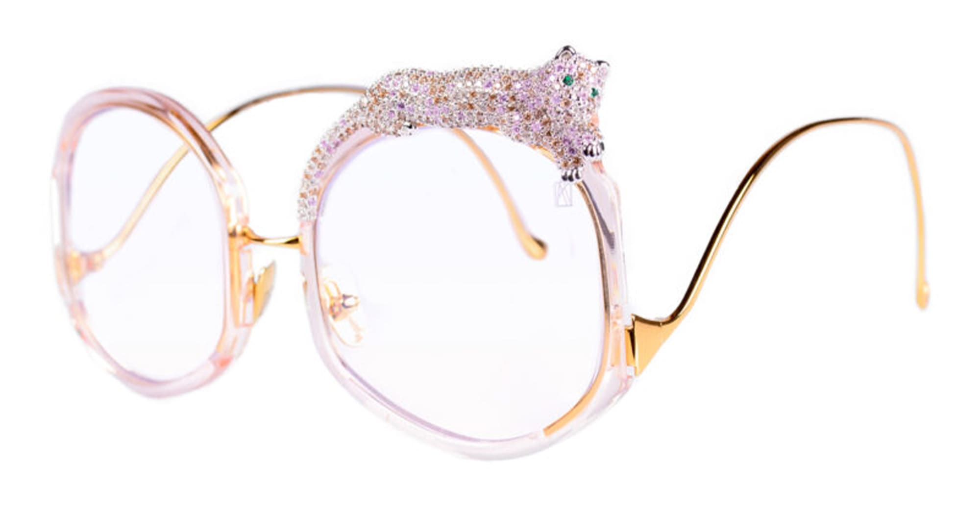 Ottica Mondello Roma - Anna-Karin Karlsson - 0201-2004 - ROSE ET LE REVE - Hot Pink RX - acetate, stainless steel - shape Octagonal - pink, gold - EYEWEAR - EYEGLASSES - Donna,Women - lens Clear - Made In Japan