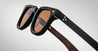 Ottica Mondello Roma - Jacques Marie Mage - JMMVE-10A - VENDOME - NOIR X - Acetate - shape Panto - black, brown - EYEWEAR - SUNGLASSES - Uomo,Men - lens orange - Made In Japan