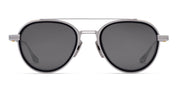 Ottica Mondello Roma - DITA - DES004-52-05 - EPILUXURY 4 - BLACK PALLADIUM / NAVY / GOLD - Acetate, titanium - shape Pilot - Black, gold - EYEWEAR - SUNGLASSES - Unisex,Uomo,Donna,Women,Men - lens Grey - Made In Japan