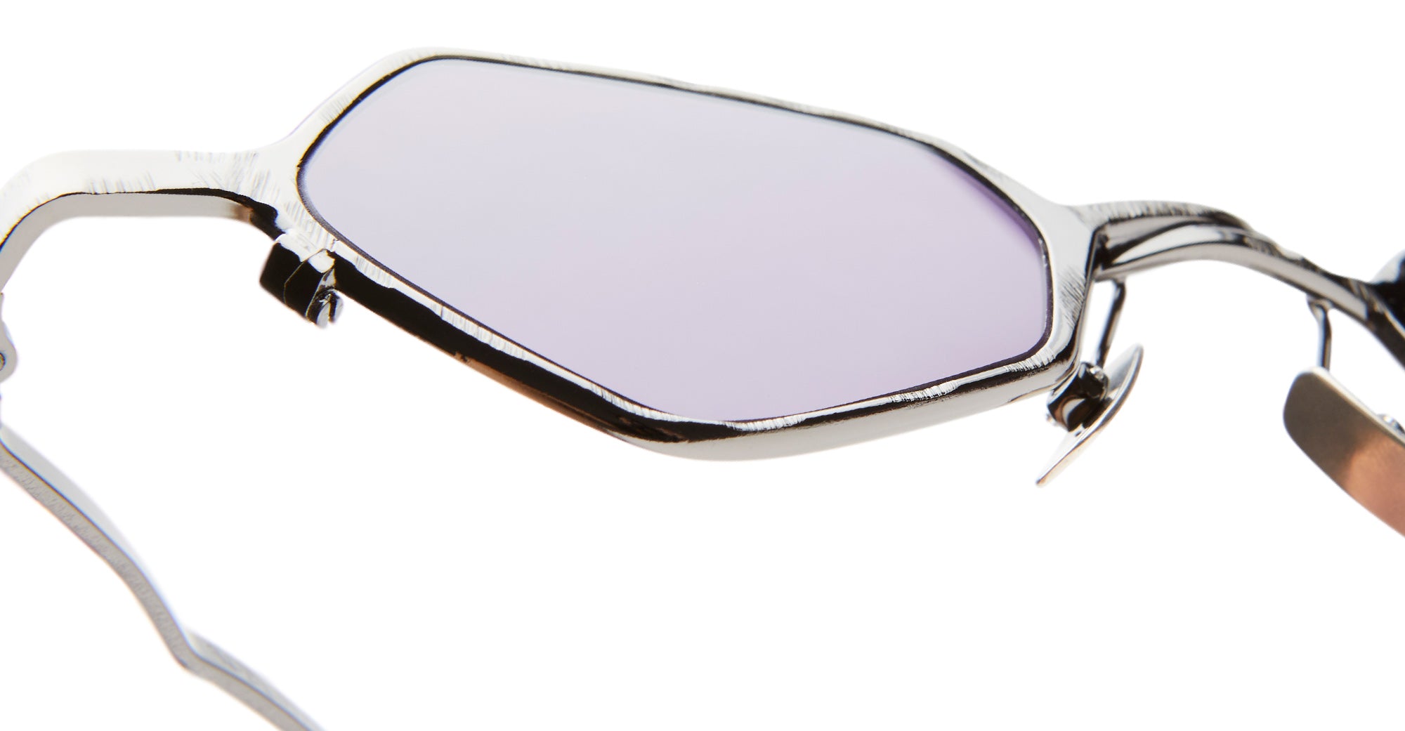 Ottica Mondello Roma - Kuboraum - KRSZ25GM000000VC - MASK Z25 - GUNMETAL - metal, acetate - shape Geometrical - dark grey - EYEWEAR - SUNGLASSES - Unisex,Uomo,Donna,Women,Men - lens violet - Made In Italy