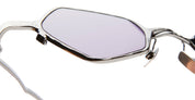 Ottica Mondello Roma - Kuboraum - KRSZ25GM000000VC - MASK Z25 - GUNMETAL - metal, acetate - shape Geometrical - dark grey - EYEWEAR - SUNGLASSES - Unisex,Uomo,Donna,Women,Men - lens violet - Made In Italy