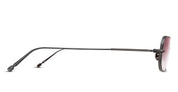 Ottica Mondello Roma - Matsuda - M3163.SG.MBK.53 - M3163 - MATTE BLACK / ROSE GRADIENT - Titanium - shape Rectangular - Black - EYEWEAR - SUNGLASSES - Unisex,Uomo,Donna,Women,Men - lens Gradient pink - Made In Japan