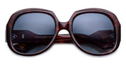 Ottica Mondello Roma - Jacques Marie Mage - JMMYK-7U - OCEAN CHILD - BRECCIA - Acetate - shape Round - Havana - EYEWEAR - SUNGLASSES - Donna,Women - lens Gradient blue - Made In Japan