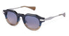 Ottica Mondello Roma - T HENRI - MCO-TI - M1 - PORT - Acetate - shape Panto - Black, Blue - EYEWEAR - SUNGLASSES - Unisex,Uomo,Donna,Women,Men - lens Gradient blue - Made In Japan
