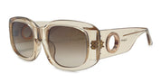 Ottica Mondello Roma - LINDA FARROW - LFL1504C3SUN - CELESTE - ASH / ROSE GOLD - Acetate - shape Squared - Champagne - EYEWEAR - SUNGLASSES - Donna,Women - lens Gradient brown - Made In Japan