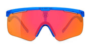 Ottica Mondello Roma - Alba Optics - 8050054518381 - DELTA - BLUE GLOSSY / VZUM F-LENS FIRE - Tr90 - shape Mask - blue - EYEWEAR - SUNGLASSES - Unisex,Uomo,Donna,Women,Men - lens red - Made In Italy