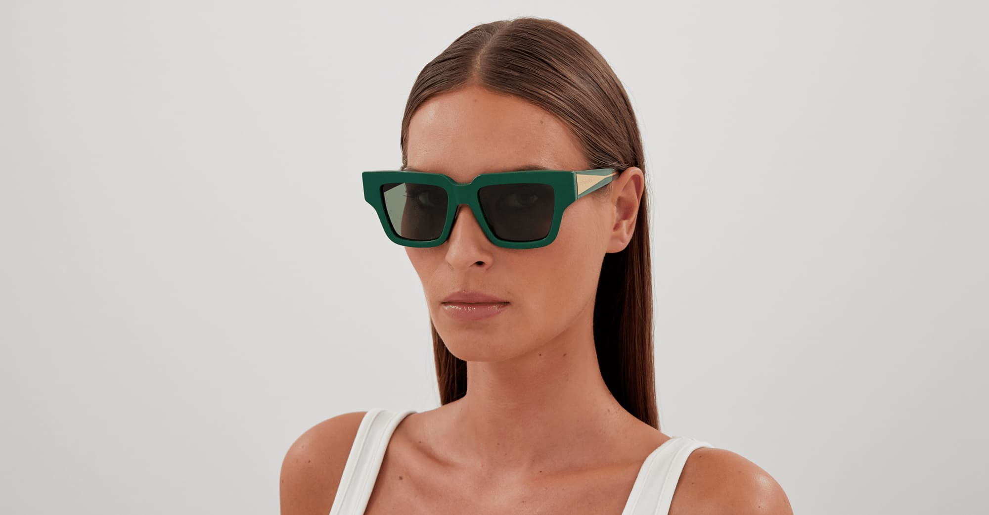 Ottica Mondello Roma - Bottega Veneta - BV1276S-003 - BV1276S-003 - GREEN - Acetate - shape  - green - EYEWEAR - SUNGLASSES - Donna,Women - lens  - Made In Japan