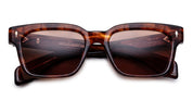 Ottica Mondello Roma - Jacques Marie Mage - JMMMLX-18P - MOLINO 55 - BOURBON - Acetate - shape Rectangular - Havana - EYEWEAR - SUNGLASSES - Unisex,Uomo,Donna,Women,Men - lens Brown - Made In Japan