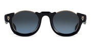 Ottica Mondello Roma - T HENRI - DCW - DIABLO - TWILIGHT - Acetate, titanium - shape Round - blue, gold - EYEWEAR - SUNGLASSES - Unisex,Uomo,Donna,Women,Men - lens Gradient blue - Made In Japan
