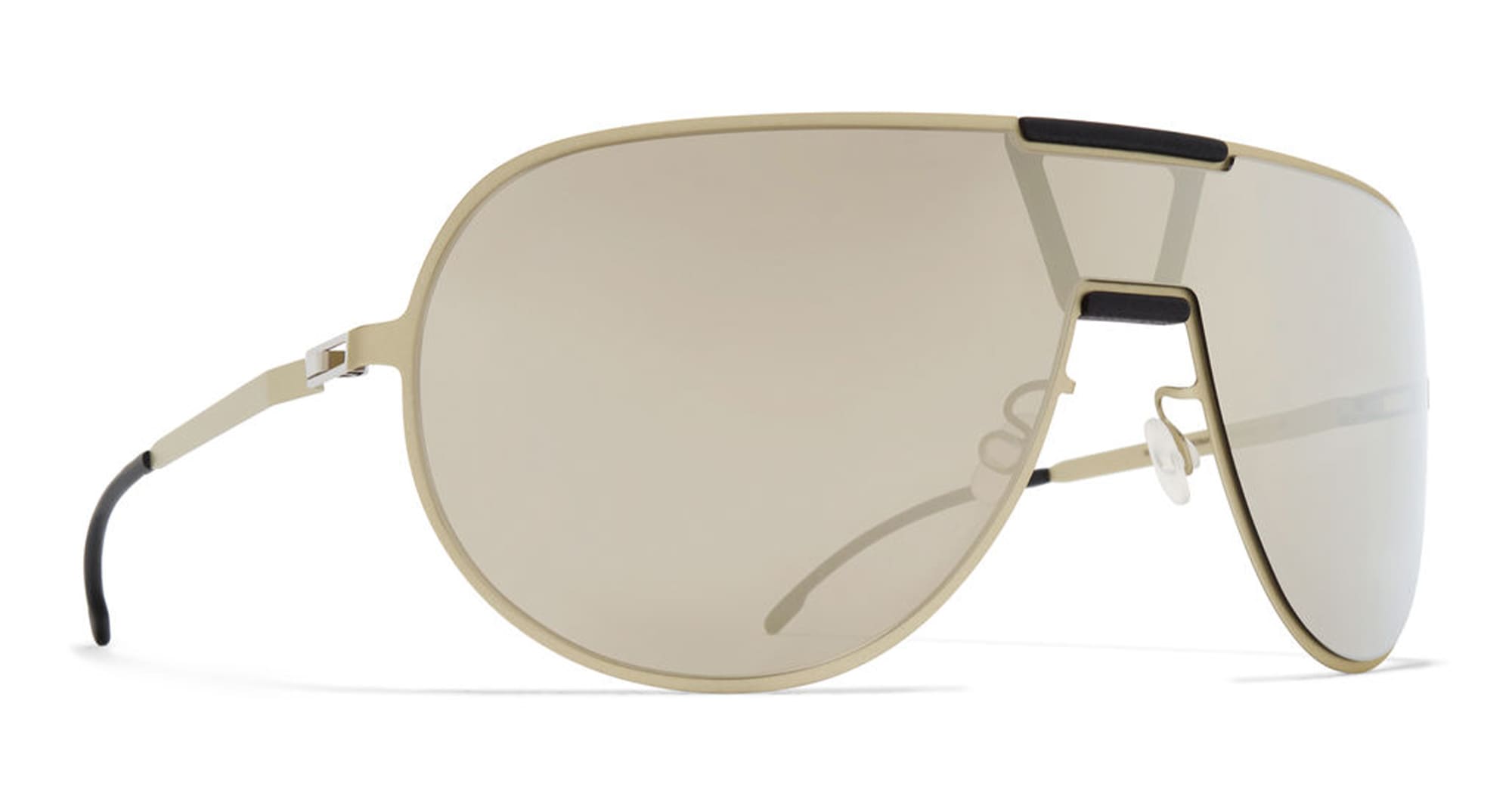 Ottica Mondello Roma - Mykita - 10087683 - MR005 MH74 - Titan / Black / Electrum Mirror Lens - stainless steel - shape  - titanium, black - EYEWEAR - SUNGLASSES - Unisex,Uomo,Donna,Women,Men - lens  - Made In Germany