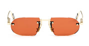 Ottica Mondello Roma - Movitra - SINE 02-C2 S - SINE 02 - C2 LIGHT GOLD / VIOLET LENS - Titanium - shape Oval - Gold - EYEWEAR - SUNGLASSES - Unisex,Uomo,Donna,Women,Men - lens violet - Made In Italy