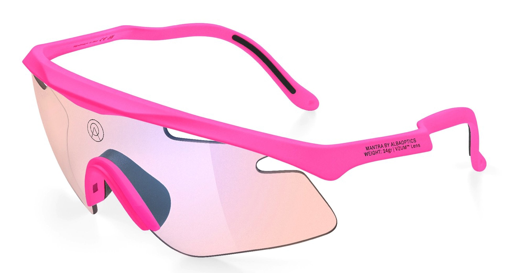 Ottica Mondello Roma - Alba Optics - 8050054518060 - MANTRA - FUCHSIA II / VZUM F-LENS FLM - Tr90 - shape Mask - fuchsia - EYEWEAR - SUNGLASSES - Unisex,Uomo,Donna,Women,Men - lens purple - Made In Italy