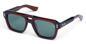 Ottica Mondello Roma - Akoni - AKS-531B-54 - PERSEUS -  CRYSTAL DARK BROWN - Acetate - shape  - brown - EYEWEAR - SUNGLASSES - Unisex,Uomo,Donna,Women,Men - lens  - Made In Japan
