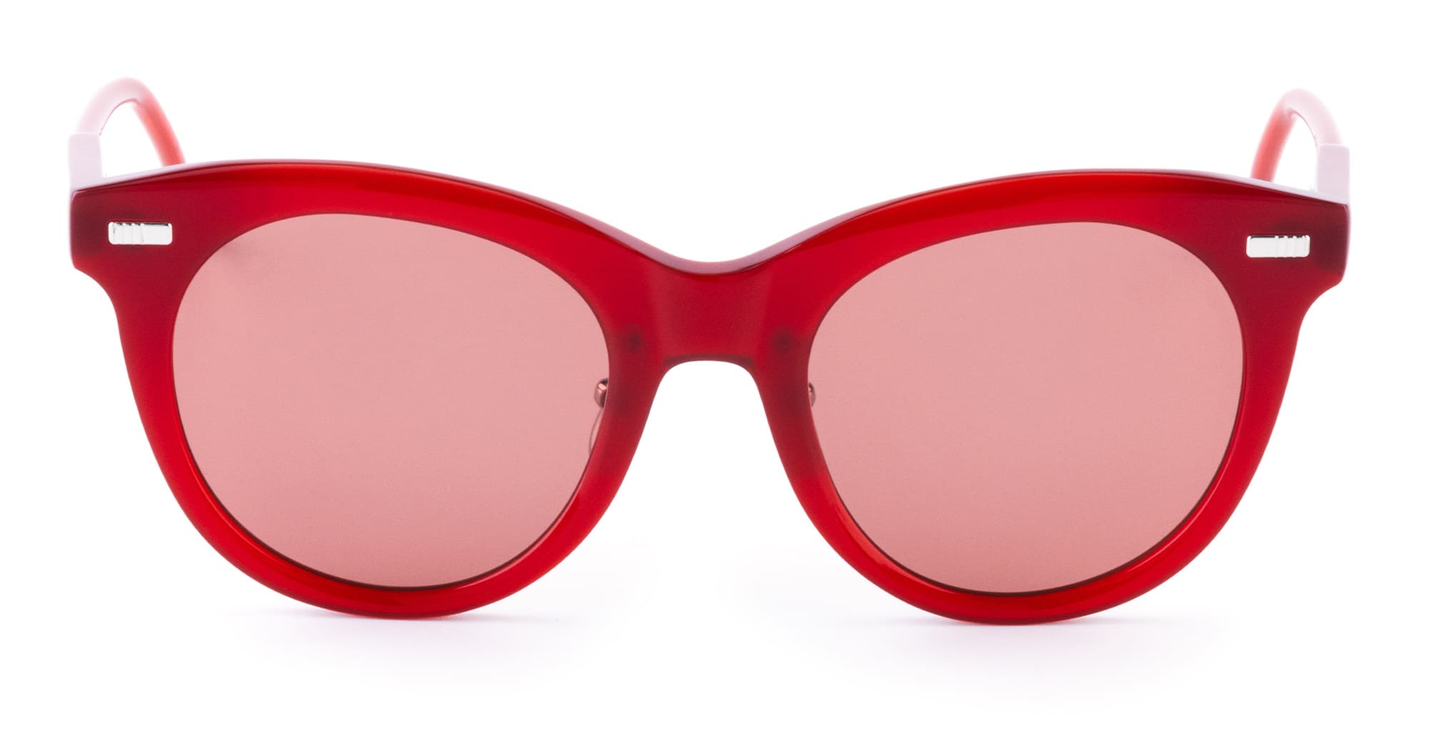 Ottica Mondello Roma - Thom Browne - UES946A-G0002-600-49 - CAT-EYE - RED - Acetate - shape  - red - EYEWEAR - SUNGLASSES - Donna,Women - lens  - Made In Japan