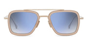 Ottica Mondello Roma - DITA - 7806-U-GLD-PNK-52 - FLIGHT 006 - WHITE GOLD / DUST PINK - titanium, acetate - shape Pilot - pink, gold - EYEWEAR - SUNGLASSES - Unisex,Uomo,Donna,Women,Men - lens Gradient blue - Made In Japan