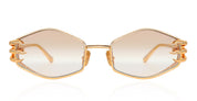 Ottica Mondello Roma - Anna-Karin Karlsson - S252-8801 - CLAW PLUME - Gold - Titanium - shape Hexagonal - Gold - EYEWEAR - SUNGLASSES - Donna,Women - lens Grey - Made In Japan