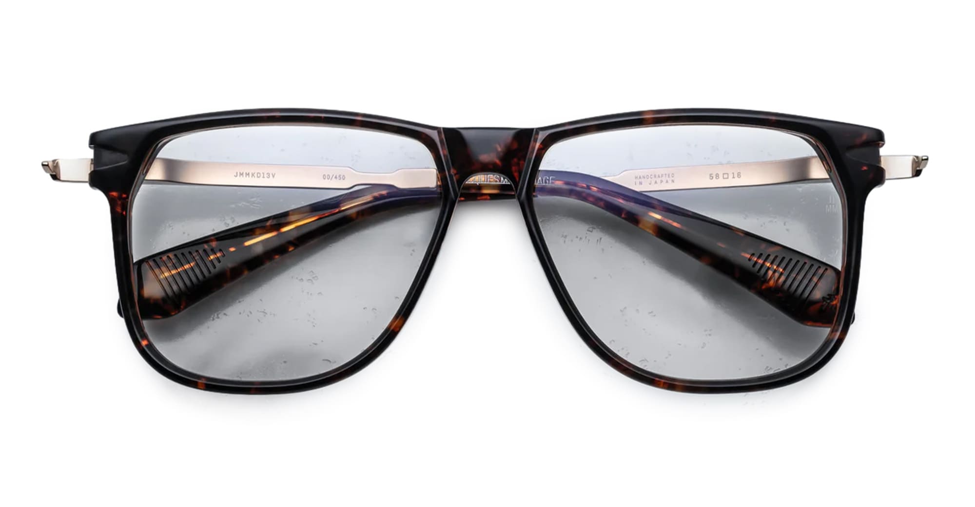 Ottica Mondello Roma - Jacques Marie Mage - JMMKDRX-13V - KIRKLAND - BEAU RX - acetate, titanium  - shape Navigator - Tortoise - EYEWEAR - EYEGLASSES - Uomo,Men - lens Clear - Made In Japan